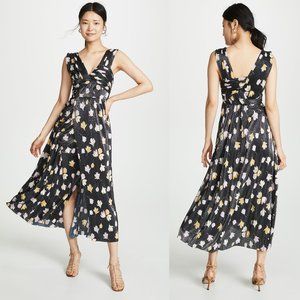 Self-Portrait Floral Printed Plisse Dress
